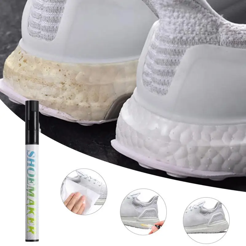 White Shoe Polish 20g Effective Black Shoe Markers White Shoe Cleaner Professional Repairing Pen Shoe Marker Lightweight Shoe