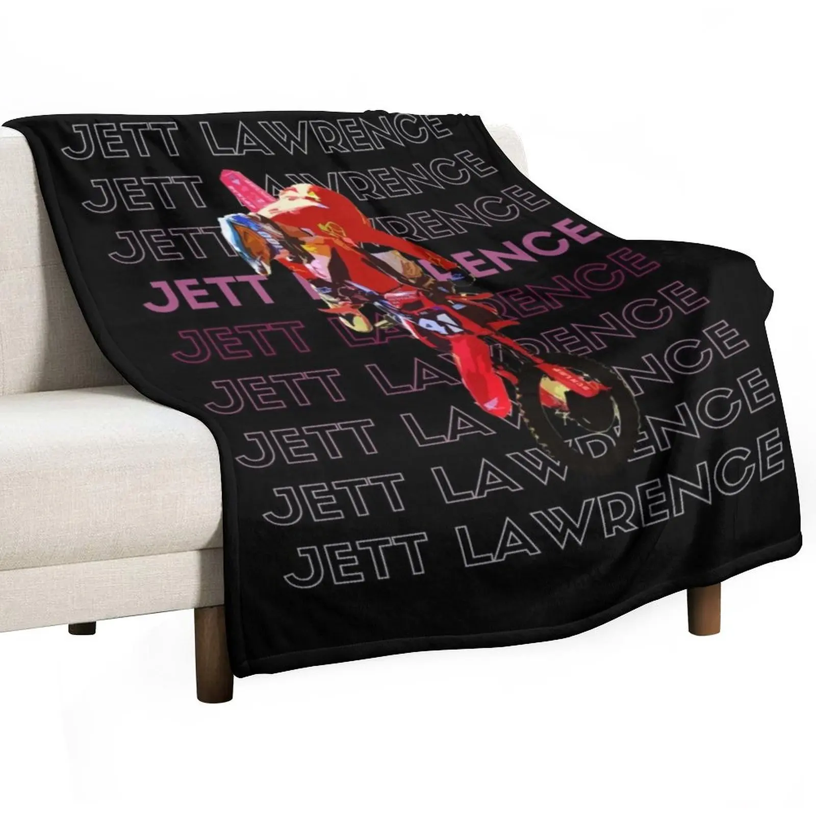 Jett Lawrence Motocross Racer x Classic Tshirt Throw Blanket Fashion Sofas Bed Blankets