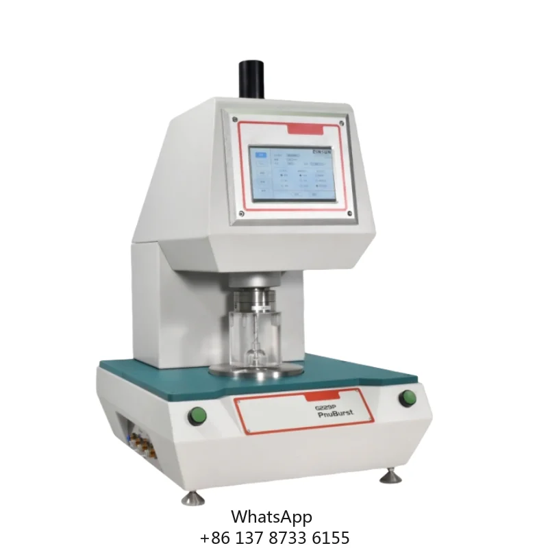 ISO 13938 EDANA 80 Pneumatic Fabric Burst Strength Test Machine IWS TM 29 Cardboard Bursting Performance Testing Instrument