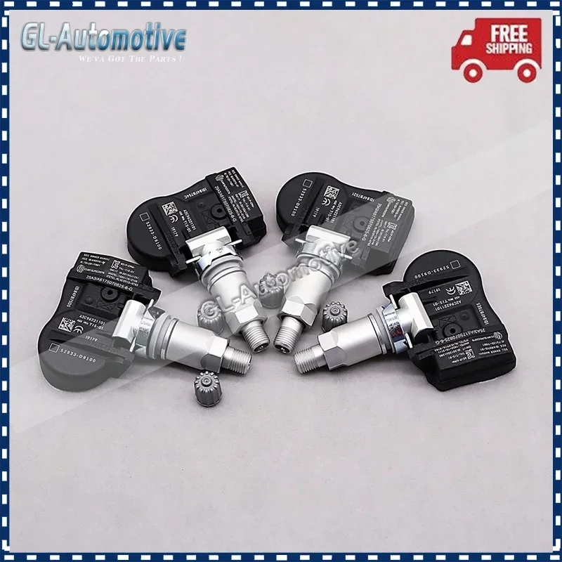 4pcs TPMS 433Mhz Tire Pressure Sensor TPMS For Kia Sportage 2019 2020 2021 NIRO OPTIMA For HYUNDAI ELANTRA I30 Genesis G80