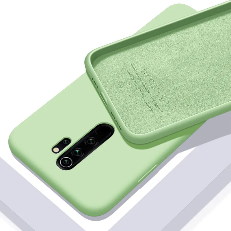 Für XiaoMi RedMi Note 9 9s Pro 10 11 11S 10s 10T 9T 8 8T 7 Pro 9A 9C 10C Poco X3 F3 Soft Solid Candy Cover Flüssigsilikonhülle – Detail 8