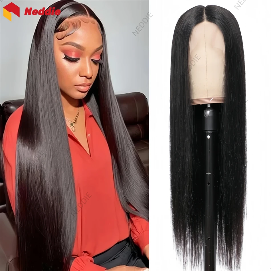 Wig renda depan 13x6 Hd rambut manusia 13x4 Wig depan renda Hd transparan Wig rambut manusia lurus tulang alami Brasil untuk wanita