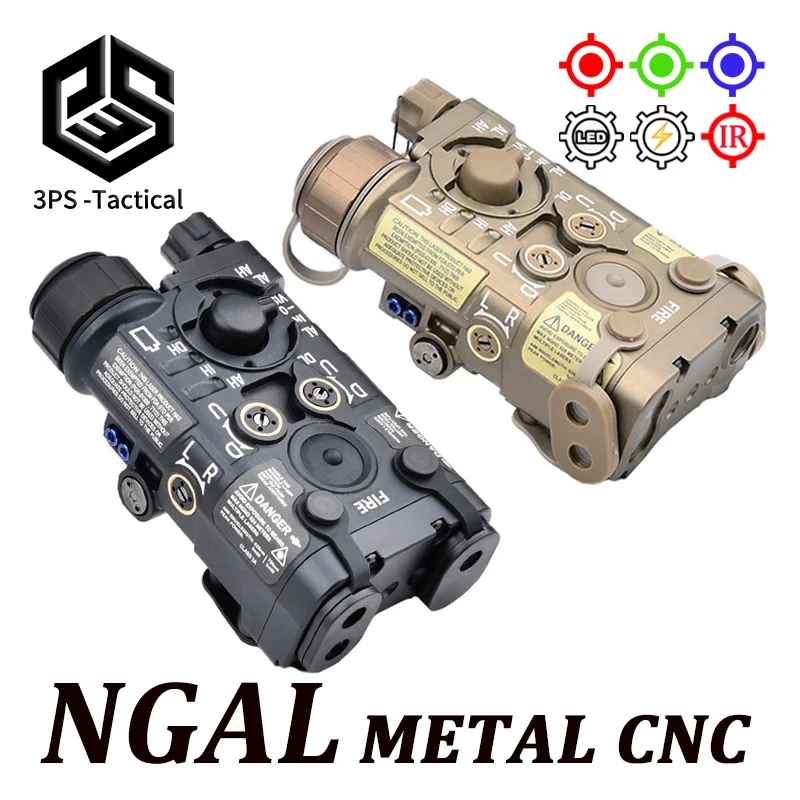 

Tactical Metal NGAL Red dot Indicator Green IR Laser Sight Hunting Weapon Airsoft Laser L3 NGAL Metal Strobe Scout Flashlight