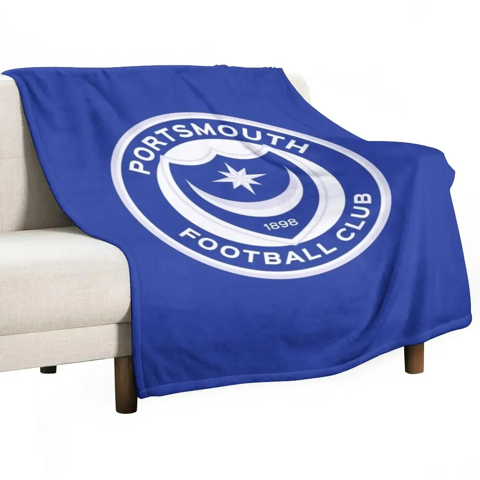 

PORTSMOUTH FC Throw Blanket Blankets For Bed Kid'S Blankets For Sofas Flannels Blankets