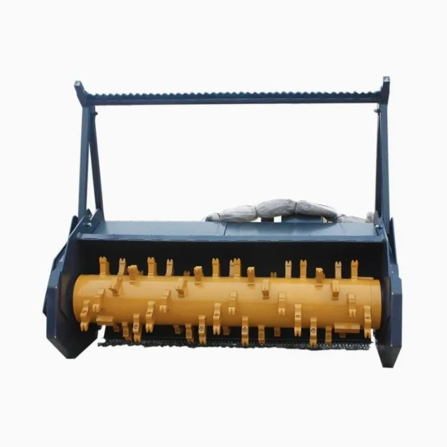 Forest Mulching Forestry Mulcher Mini Agricultural Machine Gear Hydraulic Feeding Powered Pump High Bearing