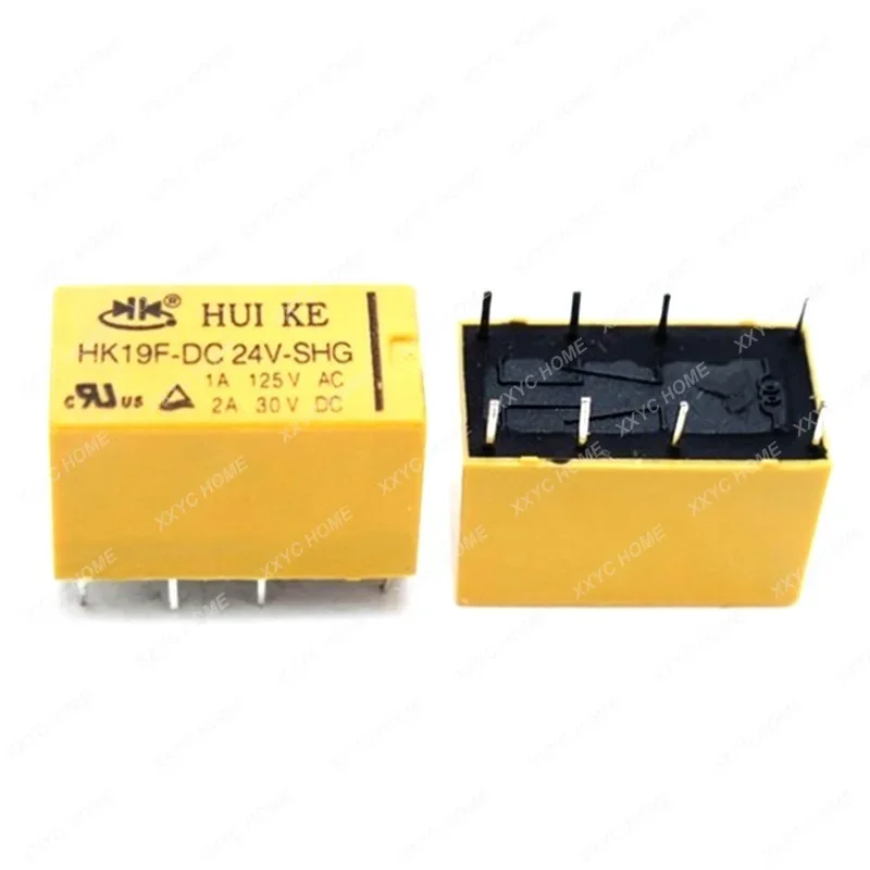 

50PCS Original New Relays HK19F-DC3V-SHG HK19F-DC5V-SHG HK19F-DC9V-SHG HK19F-DC12V-SHG HK19F-DC24V-SHG 8PIN 1A/125VAC 2A/30VDC