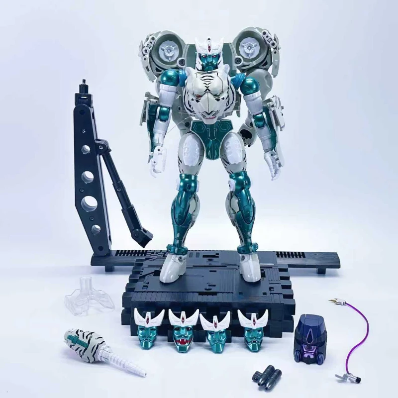 

Transformation Toy BW-10 BW10 Alloy Version of White Tiger Warrior Beast Man Action Character Original Box Model Collection Gift
