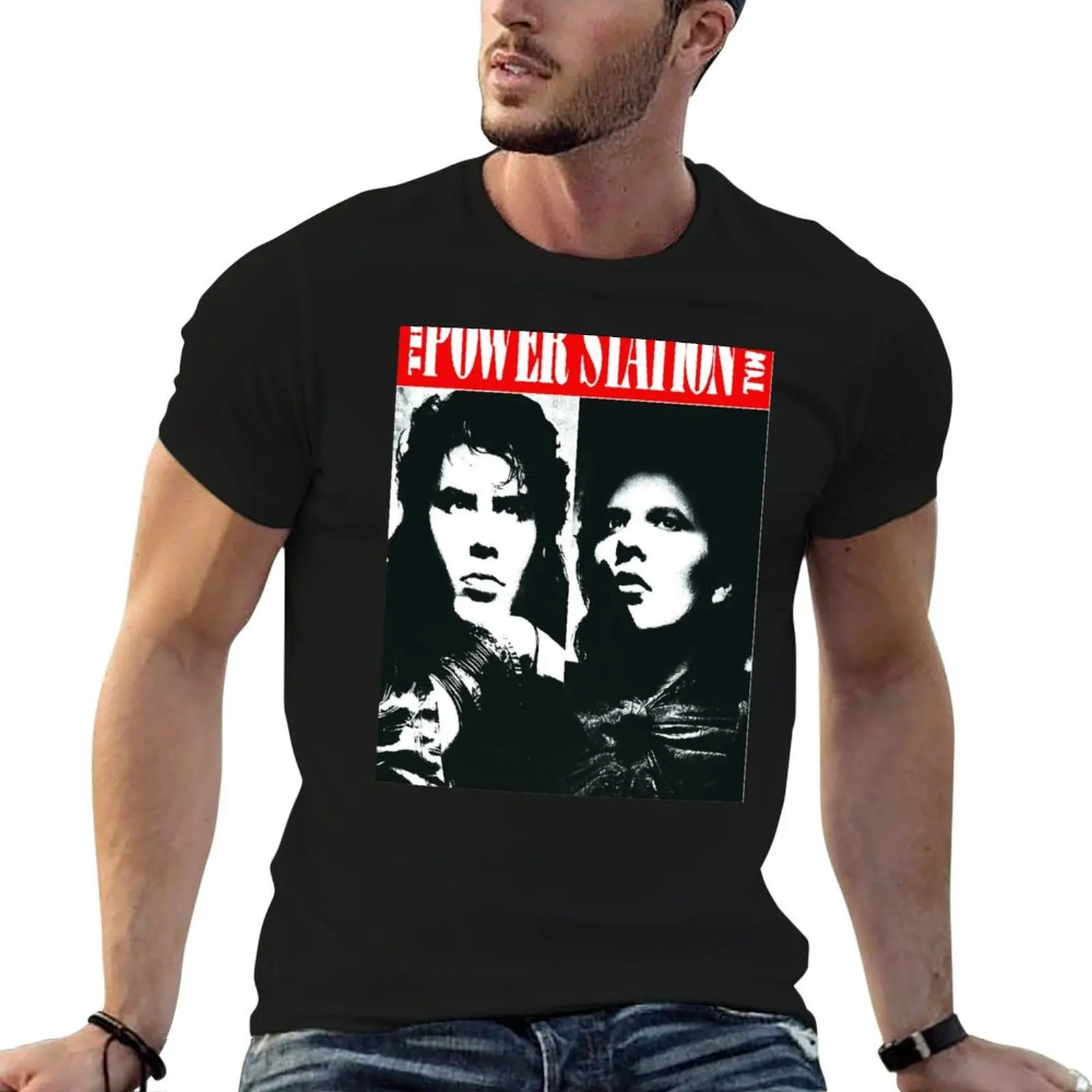 

Power Station Tour Premium T-Shirt t shirts for man slim fit cotton tshirt 100% man t shirt graphic T-shirt