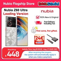 Zte Nubia Z60 Ultra Leading Version Smartphone 5g Snapdragon 8 Gen 3 Leading Version 6.8'' 120Hz Amoled Screen 80W Fast Charging 64Mp Camera Nfc