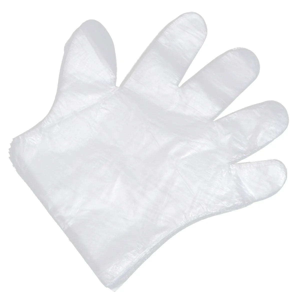 

500Pcs Large Clear Plastic Food Safe Gloves Ambidextrous Kitchen Cooking Industrial Cleaning