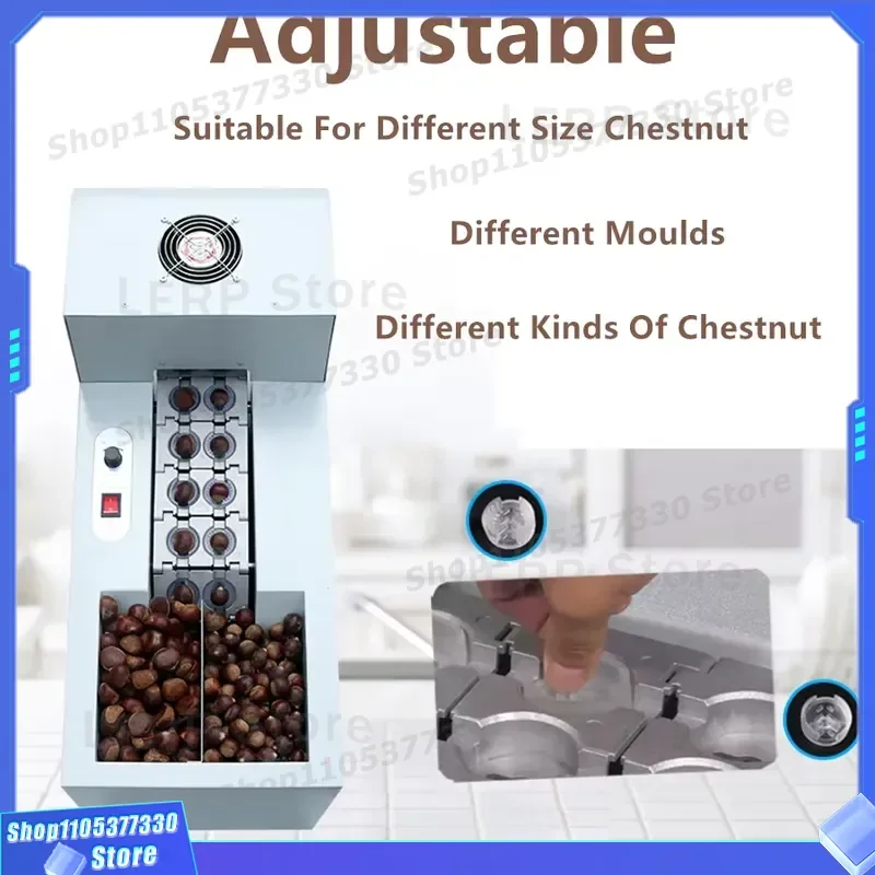 Chestnut Shell Opener Tool Chinese Nut Cracker Breaker Peeler Kitchen Gadget for Hard Shells Easy Use Manual Device Manual