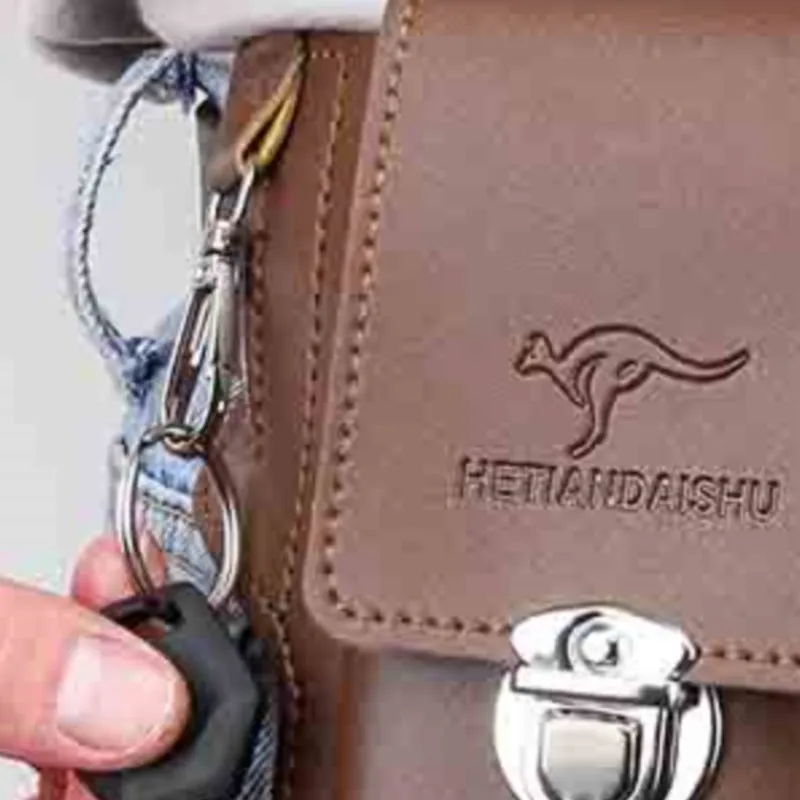 Handytasche für Herren, Gürteltasche, Handy-Holster, Handytasche, Brieftasche, hochwertige, multifunktionale PU-Leder-Handyhülle