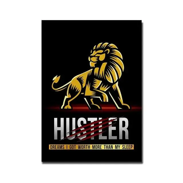 تحفيزية إقتباس قماش طباعة كيفية صنع مليون دولار ملهمة مكتب جدار ديكور فني المال الفني ملصق للمنزل