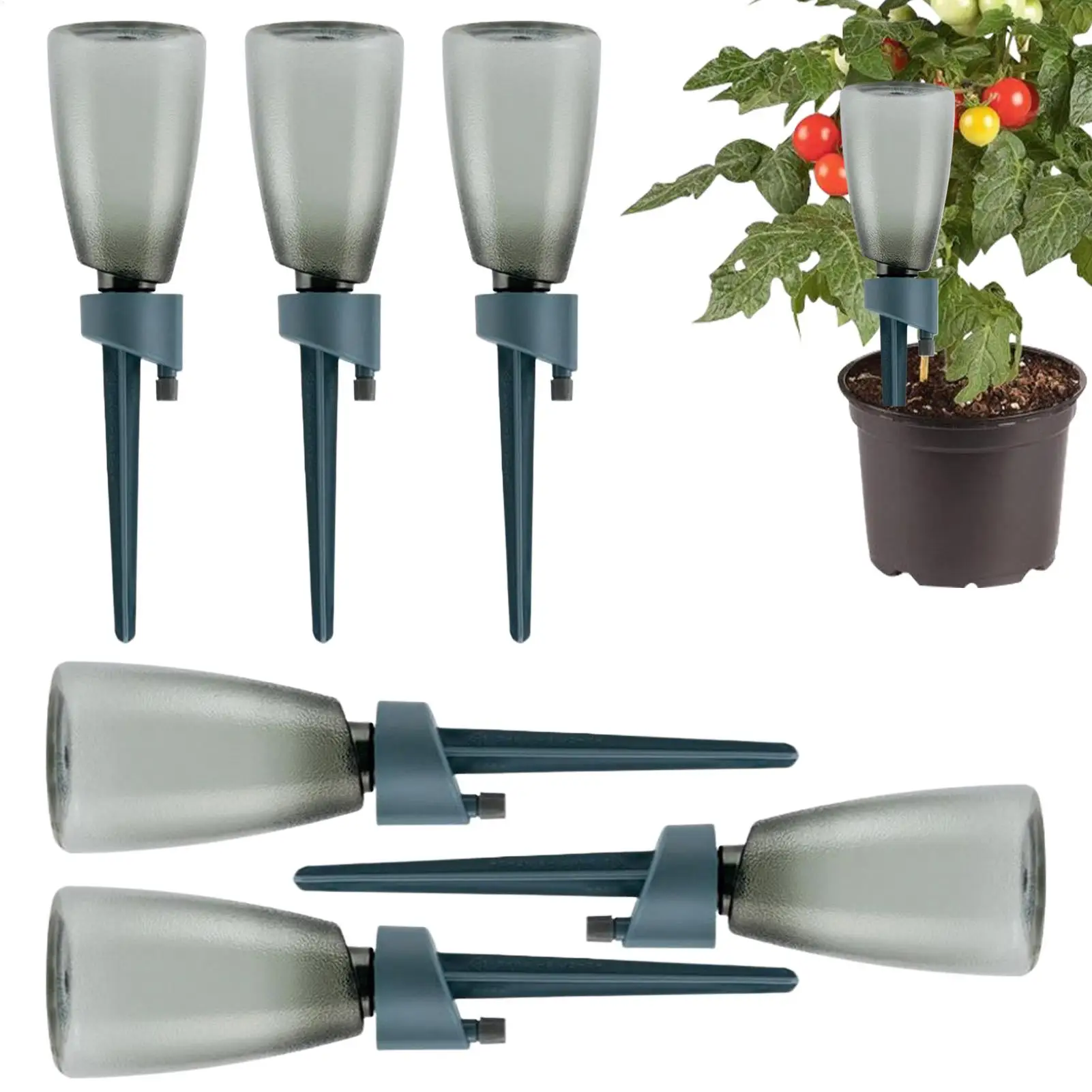 

Watering Spikes Automatic Drip Irrigation System Self Watering Spike Adjustable Auto Water Dripper Device for Home Potting