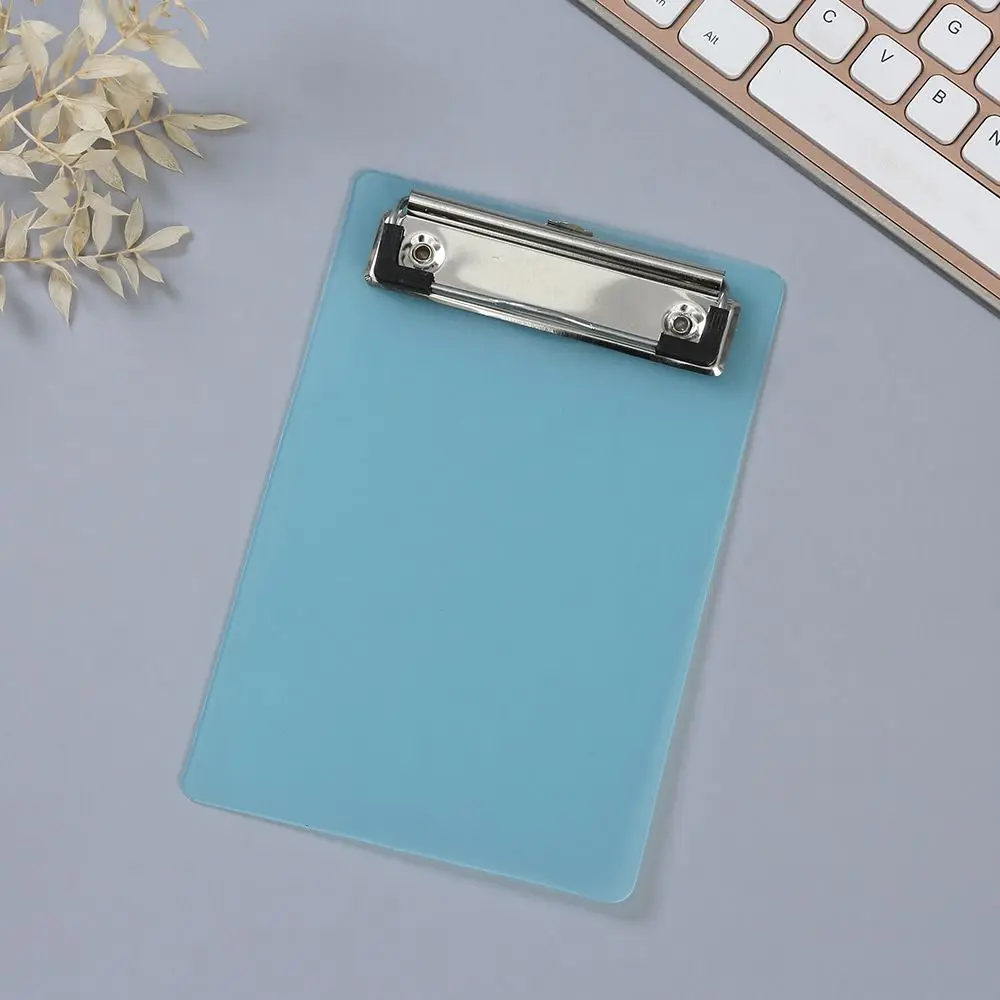 With Low Profile Gold Clip Mini A6 File Folder Writing Sheet Pad Writing Tablet Writing Clipboard Writing Pad Document Folder