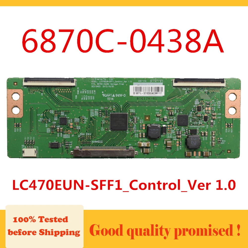 

6870C-0438A LC470EUN-SFF1_Control_Ver 1.0 T-CON BOARD for TV ...etc. Replacement Board Tcon 6870C 0438A Free Shipping