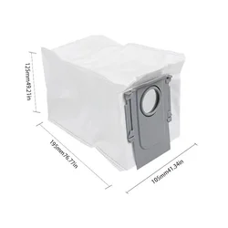For Roborock S8 MaxV Ultra / Q Revo / Qrevo Pro / Qrevo MaxV / Qrevo S / Qrevo Plus Robot Vacuum Dust Bags Accessories