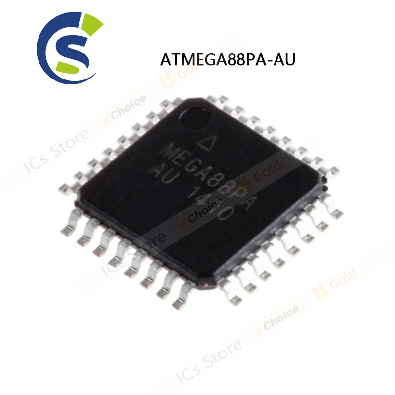 10PCS - 50PCS 100% New ATMEGA88PA ATMEGA88 QFP-32 Chipset ATMEGA88PA-AU