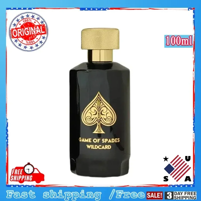 Blijvende bloemenferomonen 100 ml Jo Milano Paris Spades Wildcard Eau De Parfum Spray voor Unisex Originele Parfum Keulen