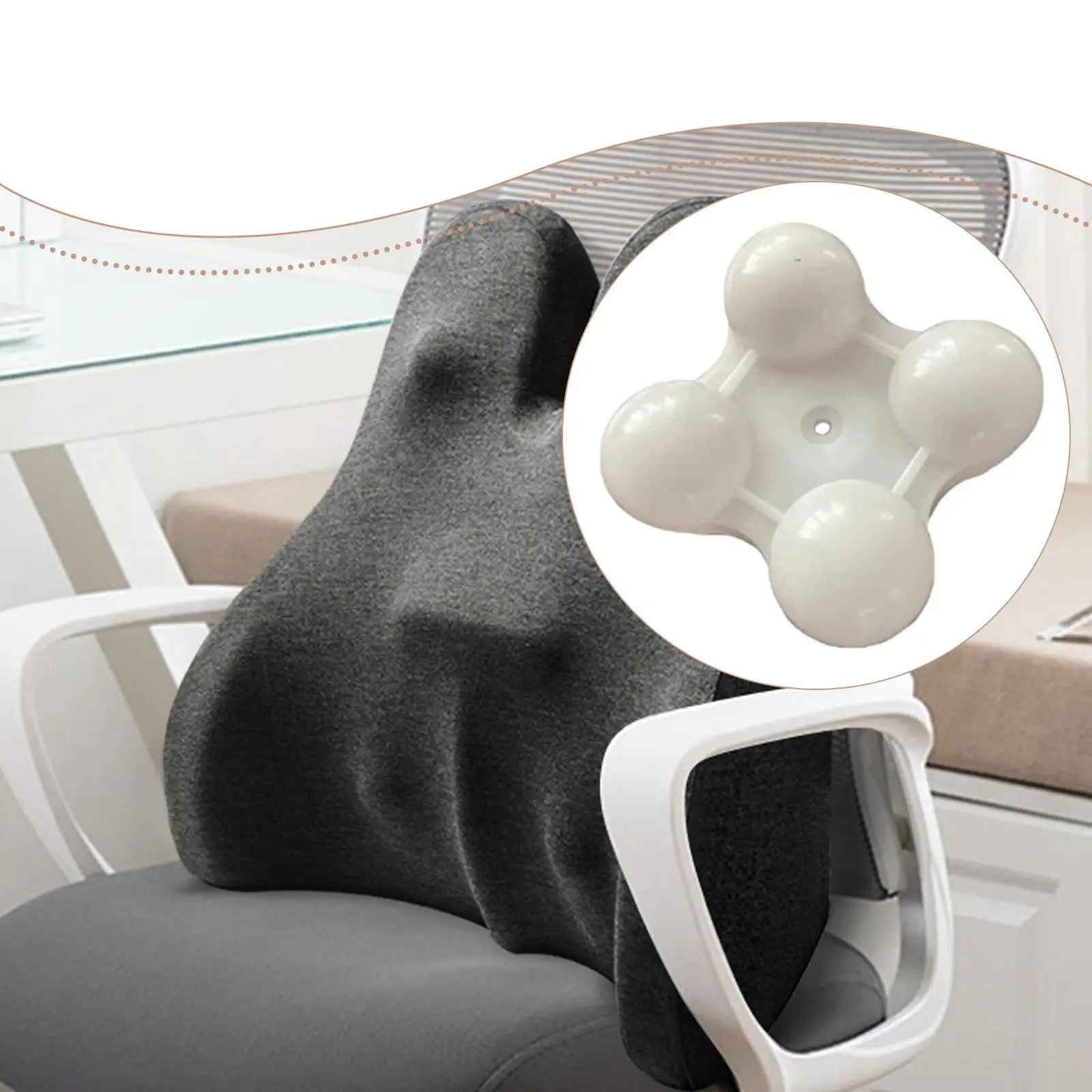 

Вращающийся шар для массажного кресла, универсальная часть ролика для теленка, аксессуар для обслуживания и ремонта в сборе, замена вращающегося шара для массажера