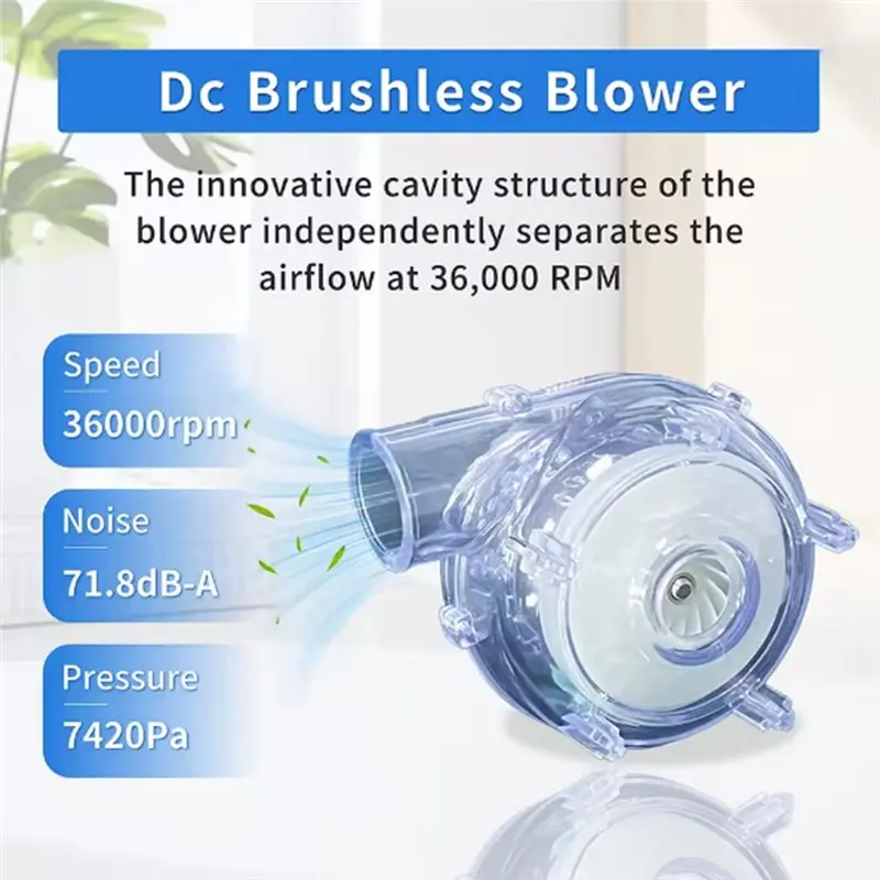 

B50C PWM Controlled 24V High Quality DC Centrifugal Blower 70X60mm High Pressure Low Noise Built-In Driver For Vacuum Systems