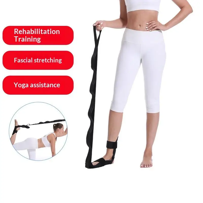 1Pcs Flexibility Stretching Band Yoga Leg Stretching Band Rehabilitation Fitness Band Plantar Fasciitis Training Belt Foot Care