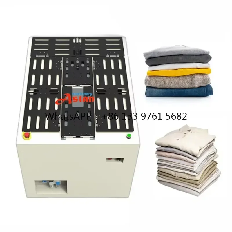 WSQ Semi Automatic Clothing Folding Machine / Factory Supply Garment Shops Clothing Folder