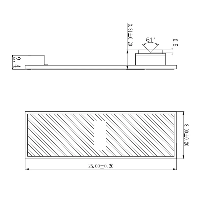 30W Pixel USB2.0 OV7675 Camera Module + USB Cable For Laptop Camera Module, Easy To Use