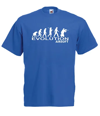 EVOLUTION AIRSOFT PAINTBALL ARMY birthday xmas gift idea mens womens T SHIRT