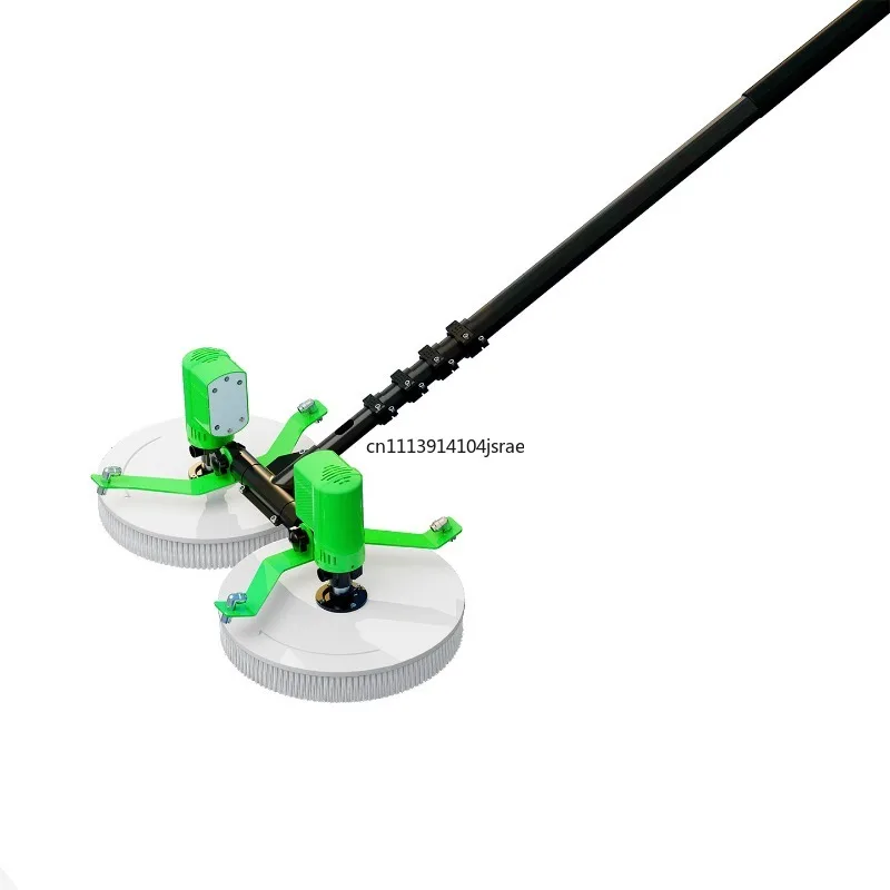 Electric Solar Panel Cleaning Brush Machine, PV Module Cleaner Equipment, Photovoltaic Cleaning Tool
