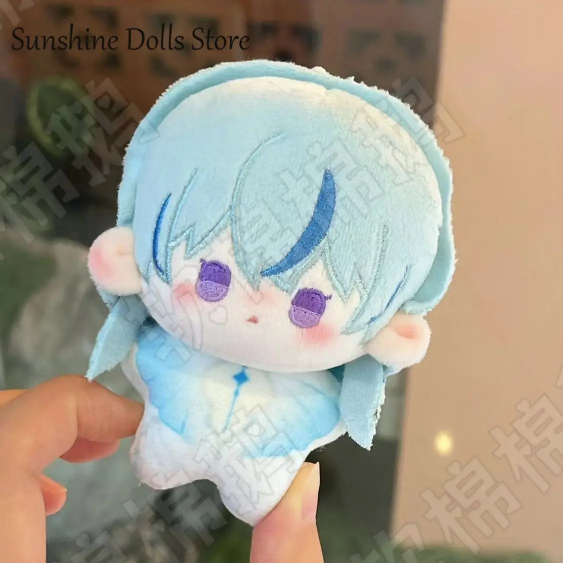 

Wuthering Waves The Shorekeeper 10cm Cute Anime Plush Cotton Doll Print Starfish Body Backpack Pendan Toys Dango Xmas Gift