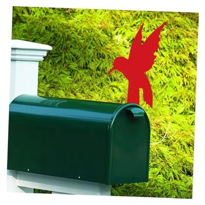 Y51A Red Homing for Pigeon Mailbox Flag, Decorative Mailbox Flag Replacement Kit, Plastic, 24x13x2 cm, for Garden, Home, Easy