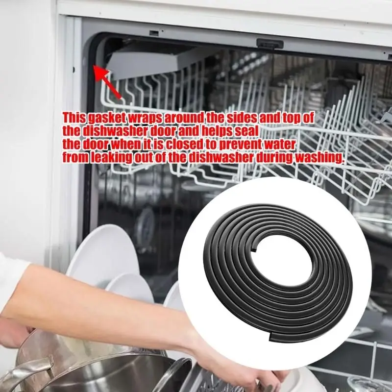 D0AB Simple And Quick Installation Dishwasher Door Seal User Friendly Saves Time
