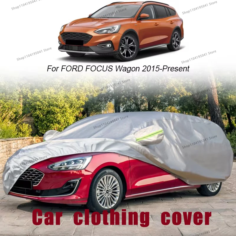 

For Ford FUCOS Wagon Full Car Cover Rain Frost Snow Car protective cover ,UV protection,Car paint protection