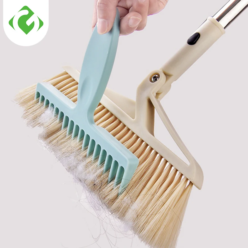 1PC Household broom dusting brush broom sweeping hair cleaning brush scraping hair brush Longer Combs brushing tool GUANYAO