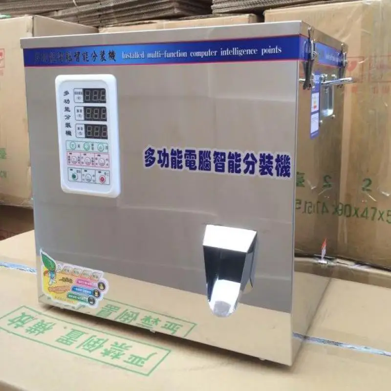 Auger Spiral Type Herb Filling And Weighing Machine 1-60g Tea Leaf Racking Machine Filler Medicinal Materials