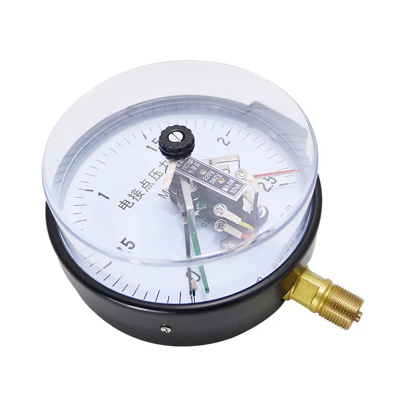 Magnetic-assisted Electric Contact Pressure Gauge YXC150 Double Upper and Lower Limit Control, Contact Power 30VA 50VA Vacuum