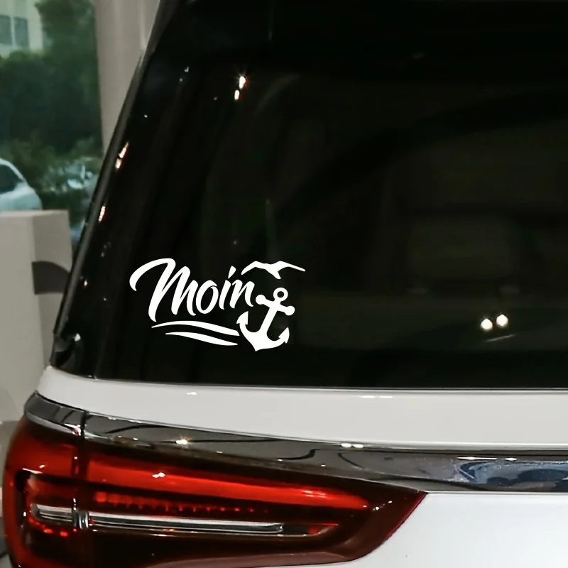 1Pc "Moin" Marine - themed Sticker Set - Ideal for Nautical Style Lovers