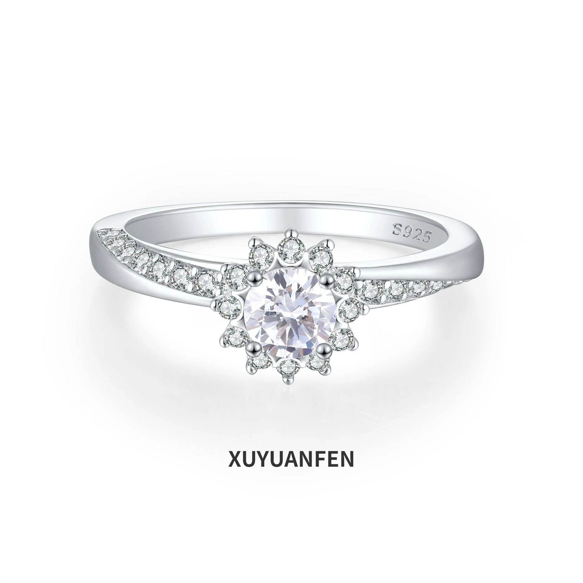 

XUYUANFEN2024 New Ring European and American 925 Sterling Silver Jewelry Ring, Female Design Sense, Small and Versatile