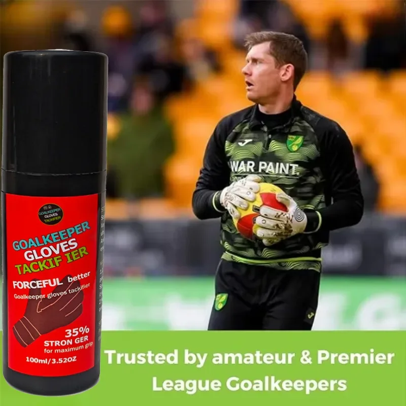 جديد 100 مللي قفاز حارس المرمى قبضة كرة القدم رذاذ لقفازات حراسة المرمى عدم الانزلاق تعزيز لزجة البيسبول استبدال قفاز الغراء
