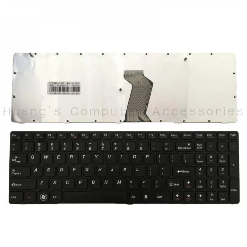 SS+New US English Keyboard T4G8-US For Lenovo G580 G580A G585 G590 Z580A P580 P585 Laptop
