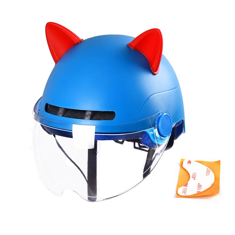 Universal Motorcycle Electric Car Driving Styling Cute Cat Ears Stickers Decor Helmet Accessories Helmet Cat Ears Decoration