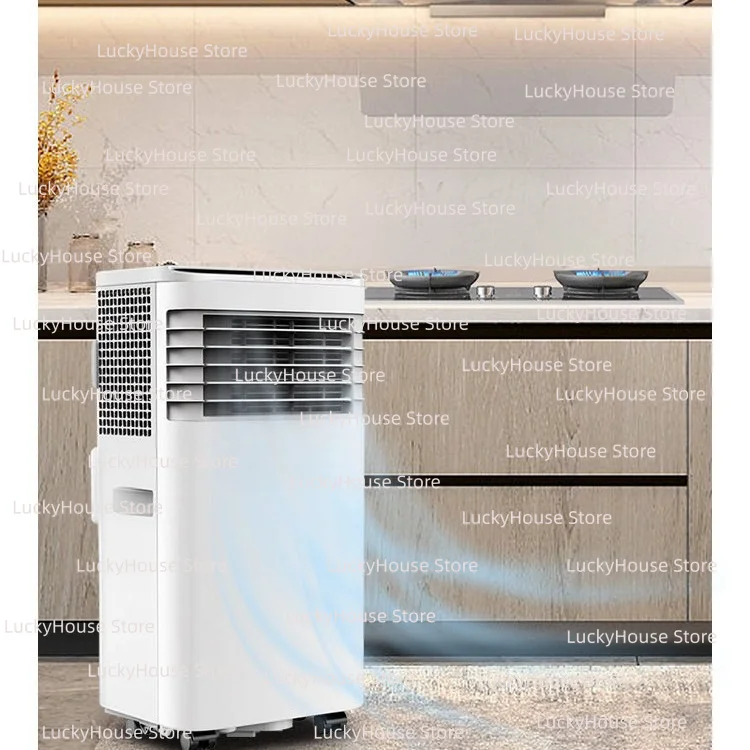 Portable Air Conditioner 1HP Cooling Compressor Single Cooling Floor Standing AC Unit Home Use No Installation
