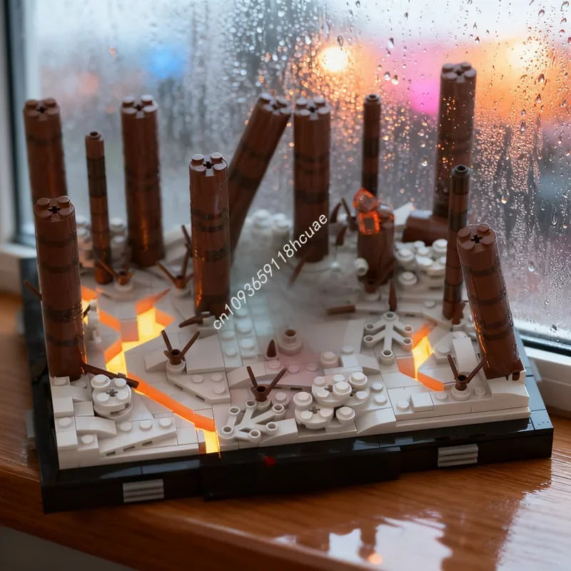 

647pcs MOC Duel Starkiller Base Diorama Star Model Building Christmas gifts blocks Construction Assemble toy creative Brick Kids