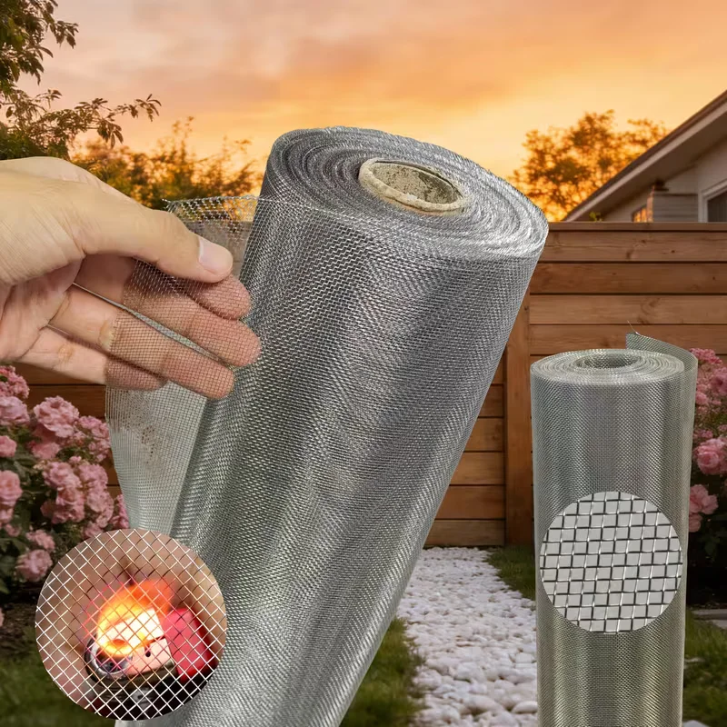 Suitable for Ventilation Cages Garden Windows and Filter Screens 304 Stainless Steel Mesh Woven Metal 30 Mesh Hole 0.07mm