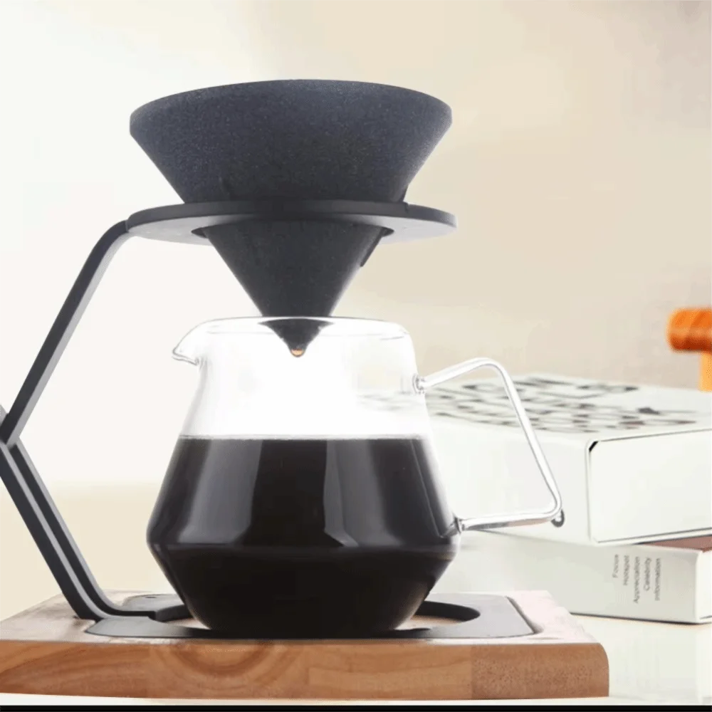 Unique Cone Shape Microporous Ceramic Coffee Filter Reusable Non-Porous Coffee Strainer Portable Tea Filter Gift
