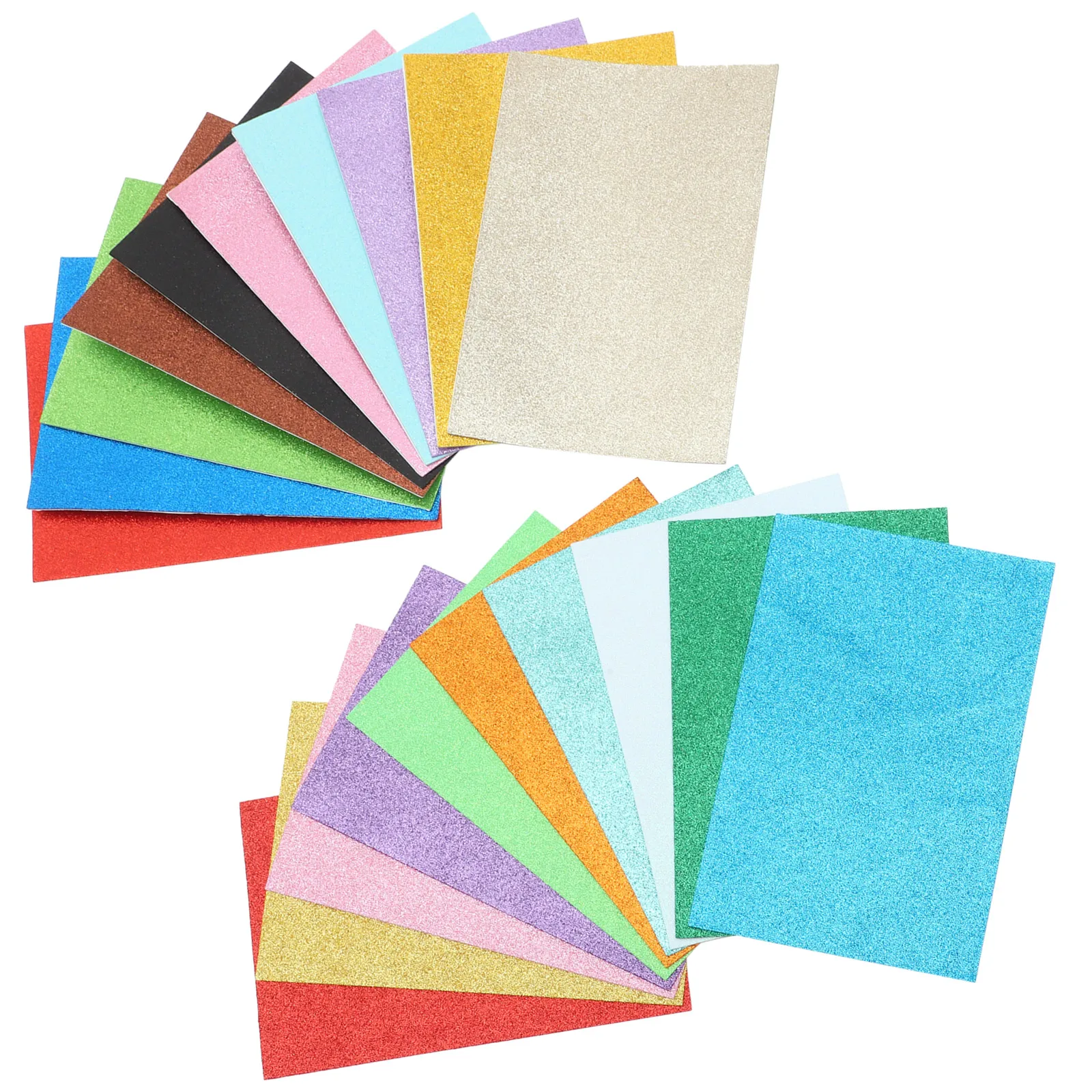 

20 Pcs Sponge Gold Powder Paper Soft Packing Material Card Stock Boat Accessories