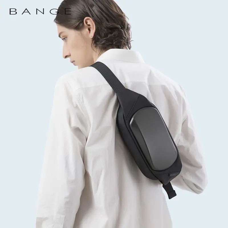 BANGE Chest Bag Multifunction Crossbody Shoulder Messenger Bags Lightweight Anti-Theft Anti-stain Waterproof Short Trip Pack