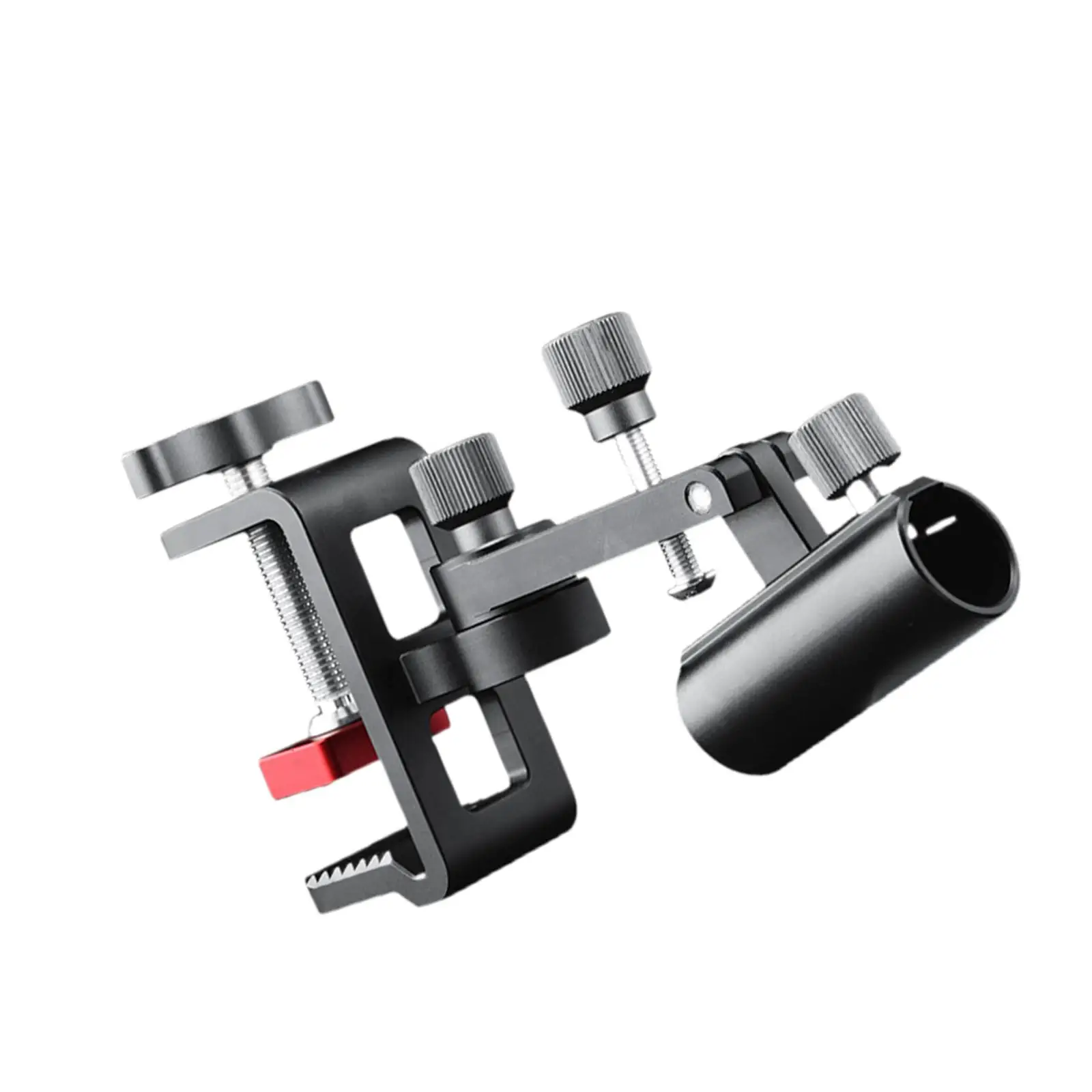 Universal Table Clamp Mount Alloy Fishing Device Holder Easy Install No Drill Secure Metal Anti Slip for Fishing Platform