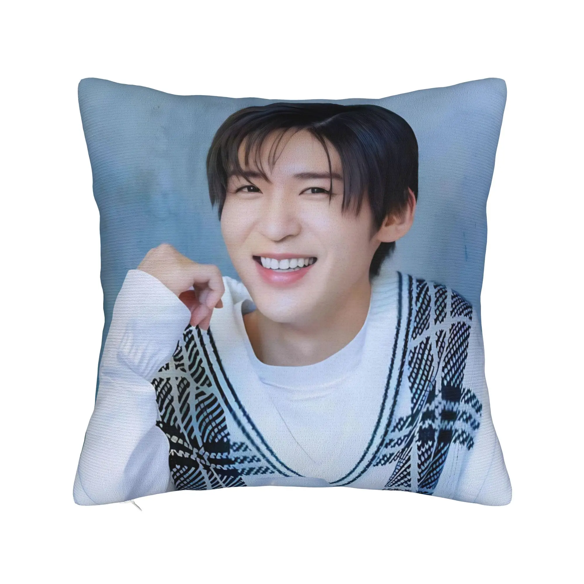 Ren Meguro Japan Singer Square Pillow Covers Polyester Bed Car  Cushion Cover Funny Home Decoration Pillow Cover 45*45